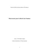 Mouvement pour la liberté des Femmes