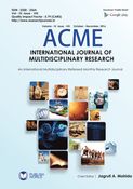 Acme International Journal : October - December, 2016