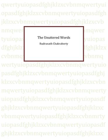 The Unuttered Words