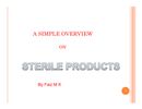 An Owerview on Sterline Product