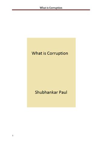 What is Corruption