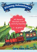 24 pages of Steamy Adventure Train Activity Book for kids aged 4- 8 years unisex boys and girls (Activity Book for kids aged 4- 8 years unisex boys and girls)