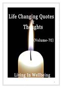 Life Changing Quotes & Thoughts (Volume 70)