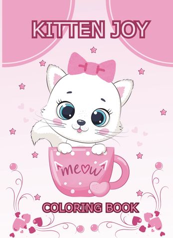 Kitten Joy Coloring Book For Kids