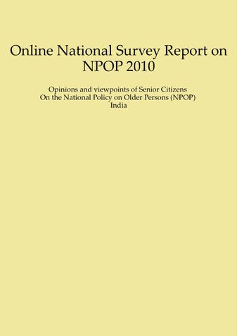 Online National Survey Report of NPOP 2010