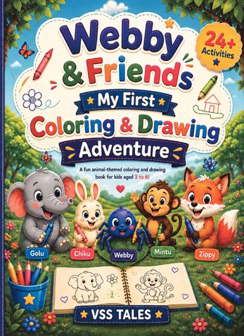 Webby & Friends: My First Coloring & Drawing Adventure