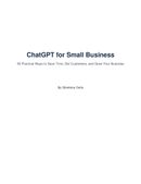 ChatGPT for Small Business