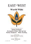 East West World Wide Magazine (Vol.1-1)  [Nov.-Dec.1925]