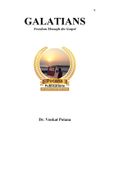 Galatians: Freedom Through the Gospel