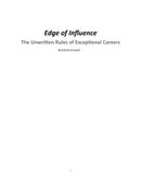 Edge of Influence — The Unwritten Rules of Exceptional Careers