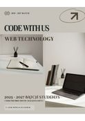 CODE WITH US WEB TECHNOLOGY