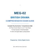 MEG 2 (BRITISH DRAMA) GUIDE BOOK