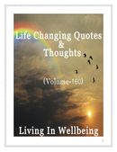 Life Changing Quotes & Thoughts (Volume 160)