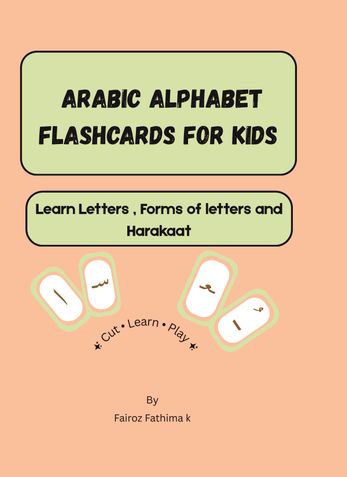 Arabic alphabet flashcards for kids