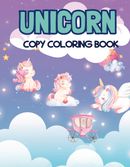 Copy & Color Unicorn Coloring Book