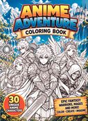 Anime Adventure Coloring Book