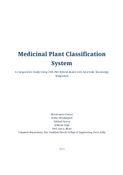 Medicinal Plant Classification System
