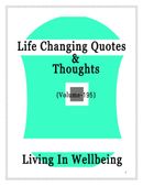 Life Changing Quotes & Thoughts (Volume 195)