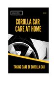 Corolla Car Care at Home