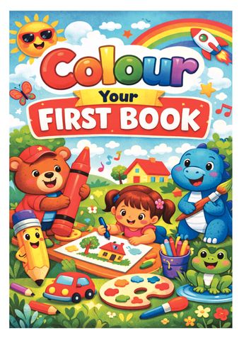Animal Coloring Book for Kids Ages 3–5