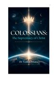 COLOSSIANS: The Supremacy of Christ