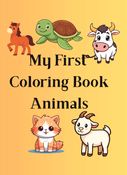 My First Coloring Book Animals