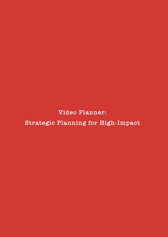 Video Planner
