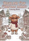Highland Cow Christmas Coloring Book