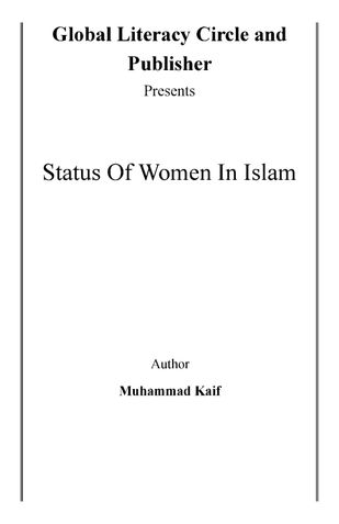 Status Of Women In Islam