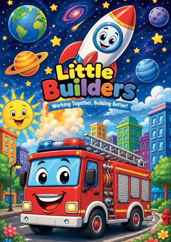 BIG & BOLD TRUCKS: LEARNING & COLORING WORKBOOK FOR KIDS