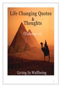 Life Changing Quotes & Thoughts (Volume 35)