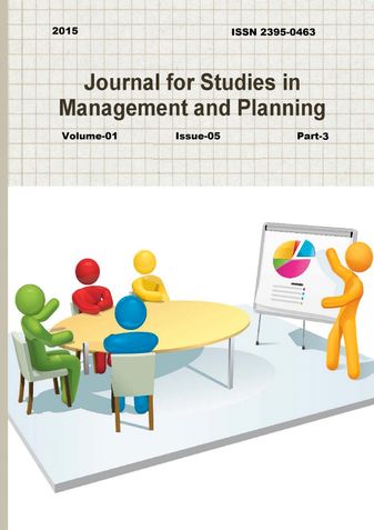 Journal for Studies in Management and Planning, Vol-1 April Part-3