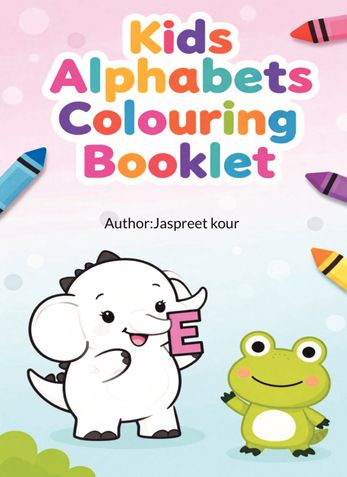 Kids Alphabets Coloring Book