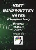 NEET HANDWRITTEN NOTES (PHYSICS PART 1)