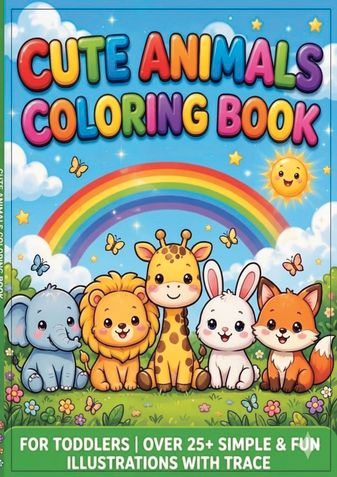 Cute Animals Coloring book