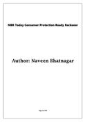 NBR Today Consumer Protection Ready Reckoner