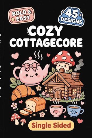 Bold and Easy Cottagecore Coloring Book