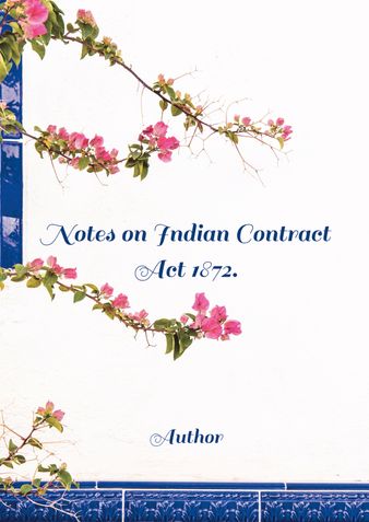 Notes on Indian contract Act
