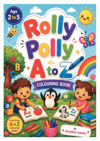 Rolly Polly A to Z Colouring book