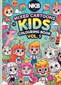 NKB Mixed Cartoons Kids Colouring Book