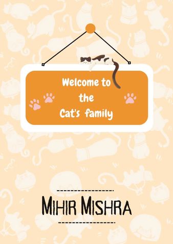 Welcome to the cat's family