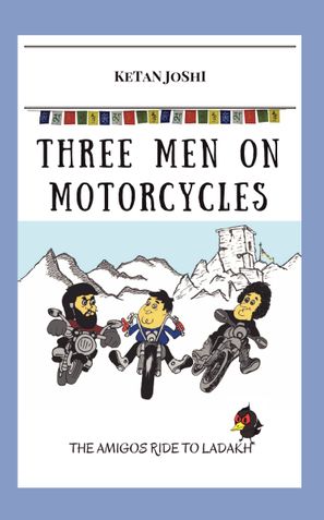 Three men on motorcycles