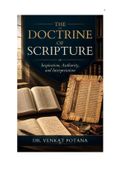 The Doctrine of Scripture: Inspiration, Authority, and Interpretation