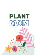 Plant Mom Dot Grid Journal/ notebook