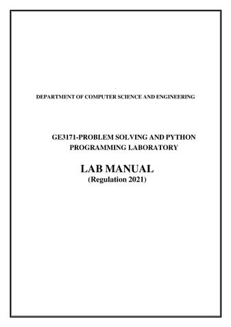 GE3171-PSPP LAB MANUAL