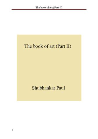 The book of art (Part II)