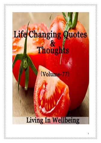 Life Changing Quotes & Thoughts (Volume 77)
