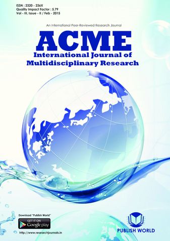Acme International Journal  (Vol - III, Issue - II)