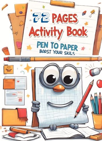 72 PAGES Activity Book