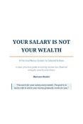 Your Salary Is Not Your Wealth